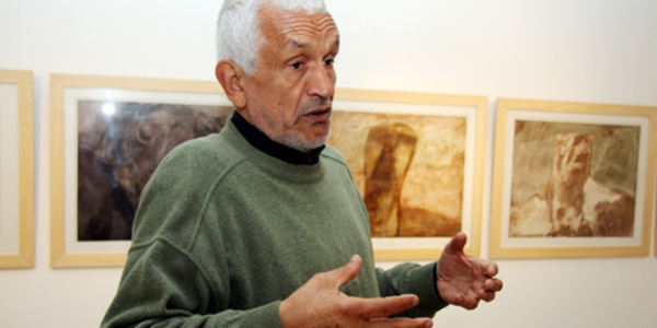 Vernissage à la Villa des arts d’ une exposition rétrospective de l’ artiste-peintre Bouchaib Habbouli