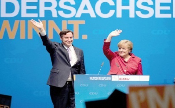 Le parti de Merkel au plus haut dans les sondages