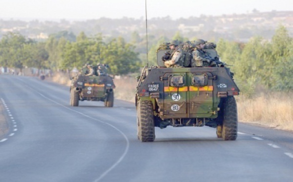 Les soldats français montent vers le Nord du Mali