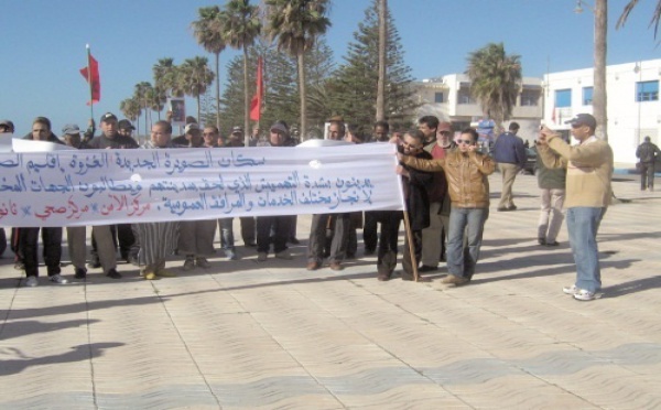 Les habitants d’Essaouira Al Jadida battent le pavé