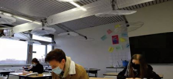 Pour mieux aérer, la solution bricolée d’ une école allemande
