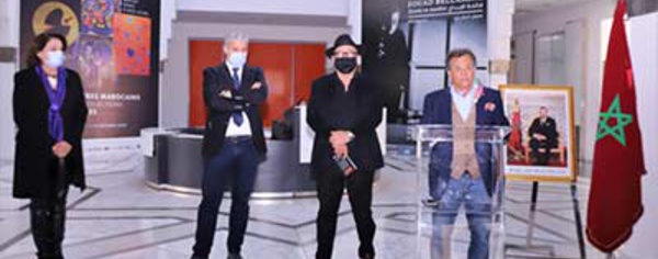 Vernissage d’ une rétrospective retraçant 50 ans de création artistique de Fouad Bellamine