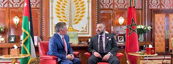 S.M Mohammed VI s'entretient par téléphone avec S.M le Roi Abdallah II Ibn Al Hussein