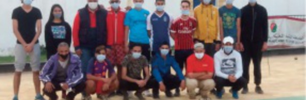 Les boulistes à l'œuvre