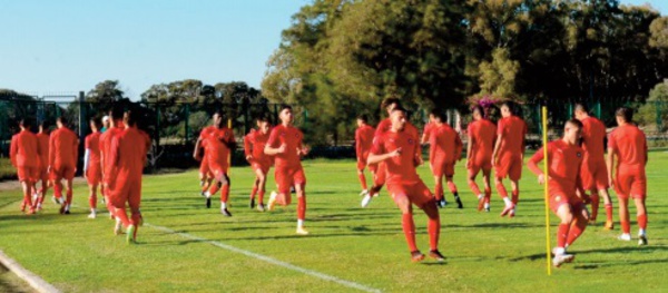 Les U20 à pied d’ œuvre à Tunis