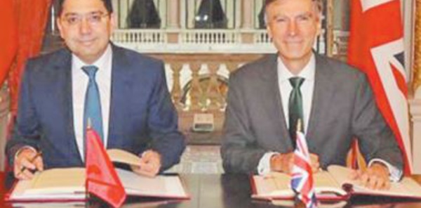 Rabat et Londres se félicitent de l'application de leur Accord d'association dès janvier