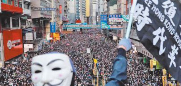 Manifestations pro-démocratie à Hong kong