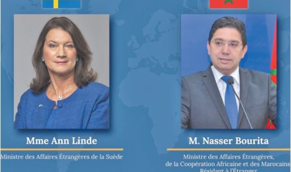 Nasser Bourita s'entretient avec son homologue suédoise