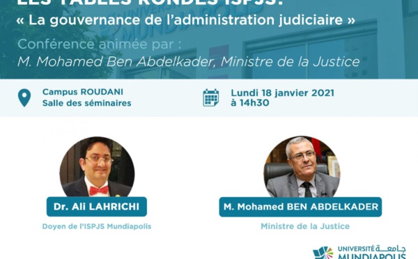 Mohamed Benabdelkader invité des tables rondes de l'ISPJS