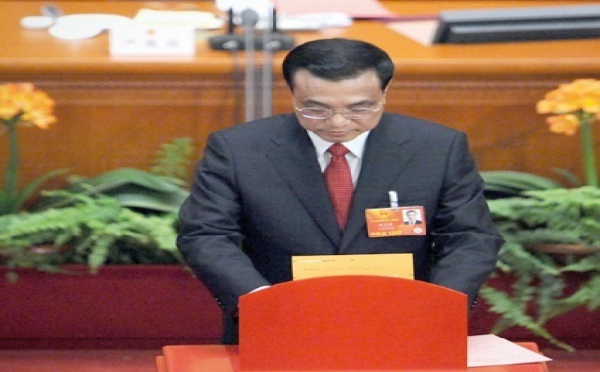 Li Keqiang élu nouveau Premier ministre chinois