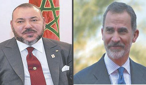 S.M le Roi félicite le Souverain espagnol