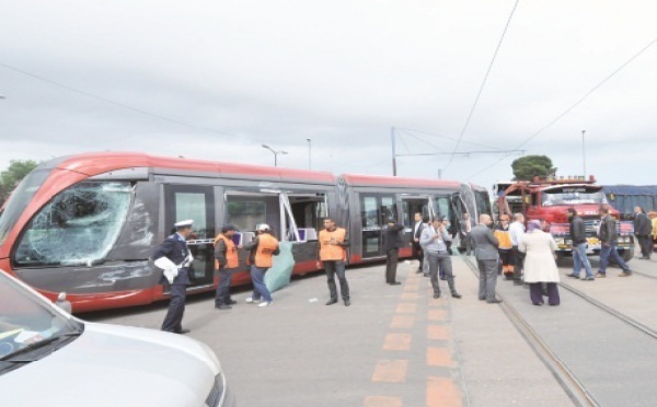 Un nouvel accident du Tramway de Casablanca
