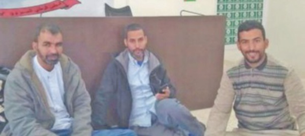 Sit-in devant le siège du prétendu Parlement du Polisario