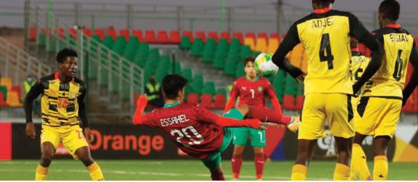 CAN U20 : Nul blanc entre le Onze national et le Ghana