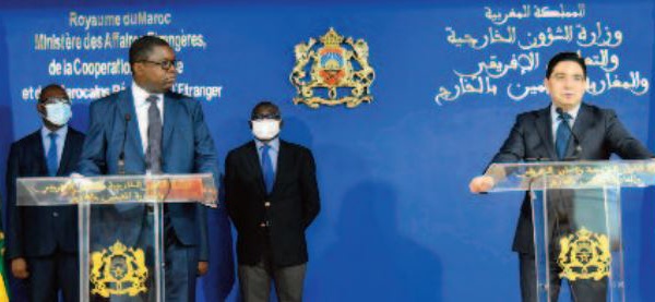 Entretiens à Rabat entre les chefs des diplomaties marocaine et zambienne