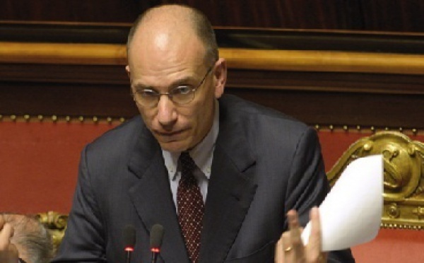 Les députés italiens accordent largement leur confiance  à Enrico Letta