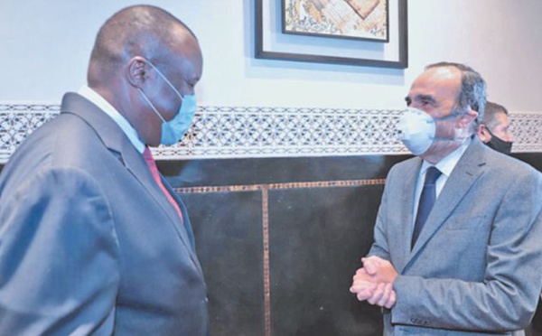 Habib El Malki s ’ entretient avec le président par intérim du Parlement panafricain