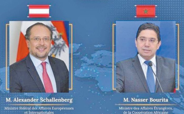 Nasser Bourita s'entretient avec son homologue autrichien