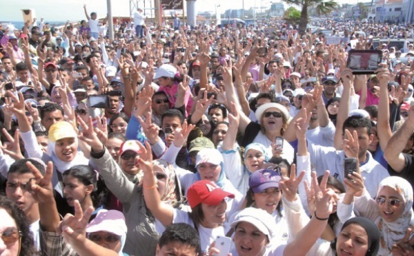 A Casablanca, une marche blanche contre le viol des enfants