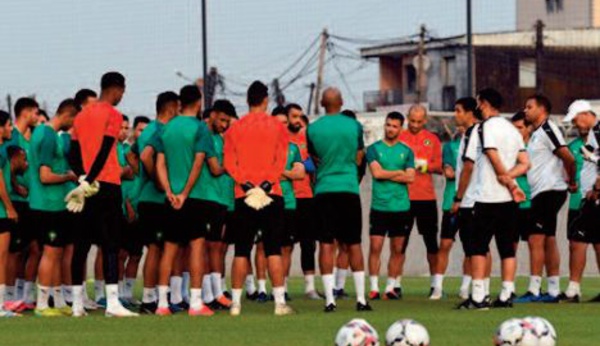 La sélection nationale des joueurs locaux en stage à Maâmora