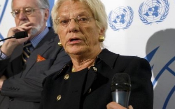 La commission d’enquête indépendante des Nations unies désavoue Carla Del Ponte