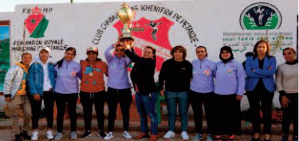 Le CAK célèbre le sacre de la triplette championne du Maroc de pétanque