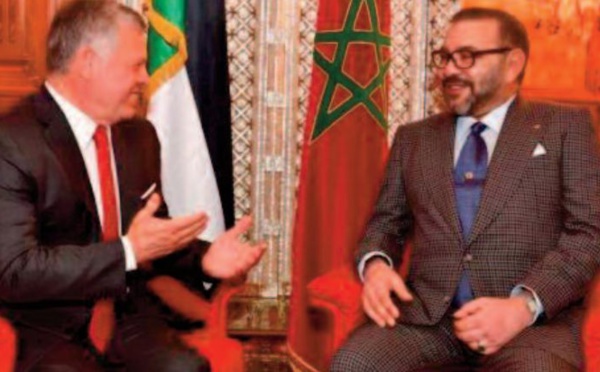 Entretien téléphonique entre S.M Mohammed VI et S.M Abdallah II