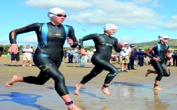 Plus de 400 participants au 3ème triathlon d'Agadir