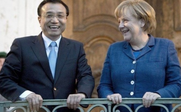 Merkel s'engage à éviter une guerre commerciale entre la Chine et l'Union Européenne