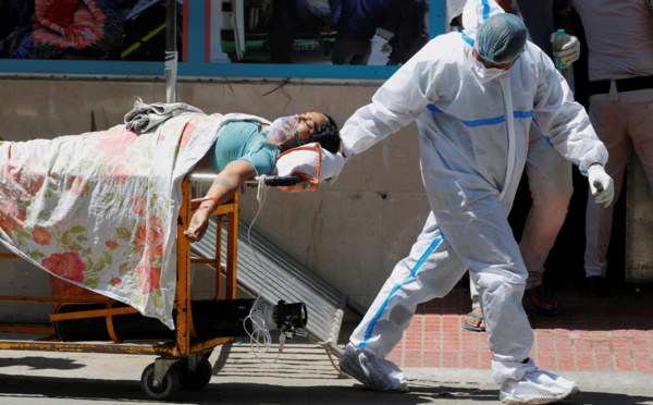 Record mondial d'infections à la Covid-19 en Inde