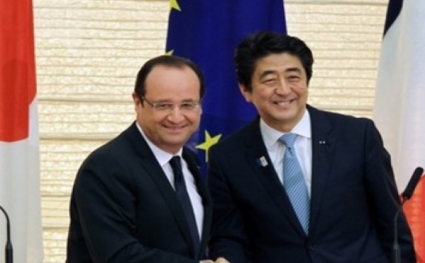 Le président français François Hollande en visite  d’Etat au Japon