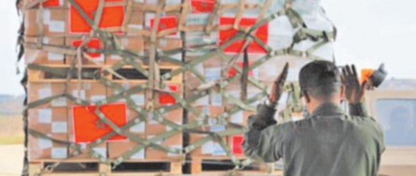 Arrivée au Caire de l’ aide humanitaire marocaine au peuple palestinien