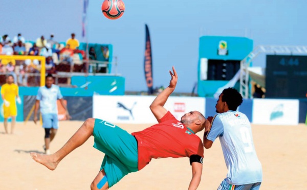 CAN de beach-soccer: Carton d’ entrée pour l’EN