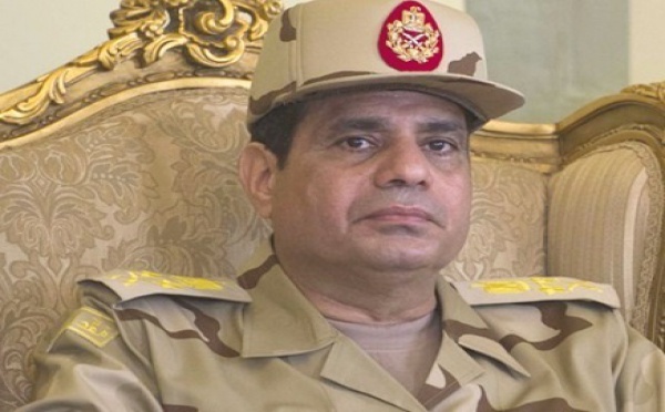 Le général Abdel Fattah al-Sissi,  nouvel homme fort de l’Egypte