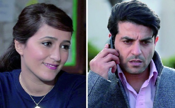 Les comédiens Kalila Bounaylat et Hicham Bahloul