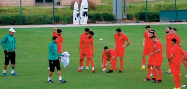 La sélection nationale B en stage à Maâmora