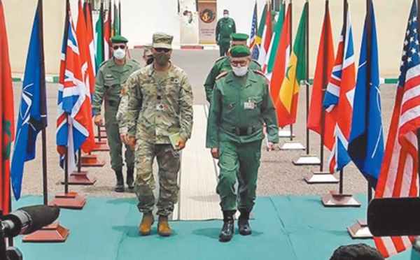 Poursuite à Mahbes de l'exercice combiné maroco-américain "African Lion 2021"