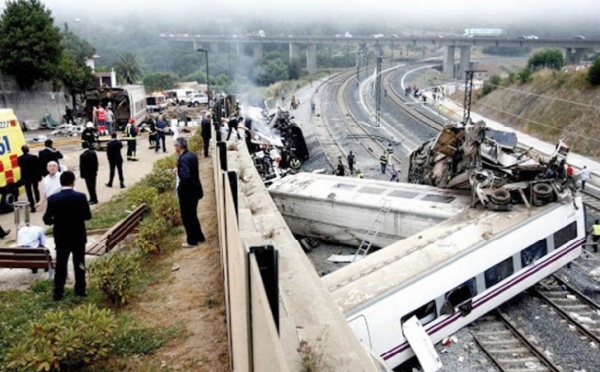 77 morts dans le déraillement d’un train en Espagne