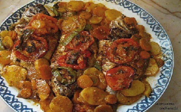 Recette : Sardines marinées et légumes