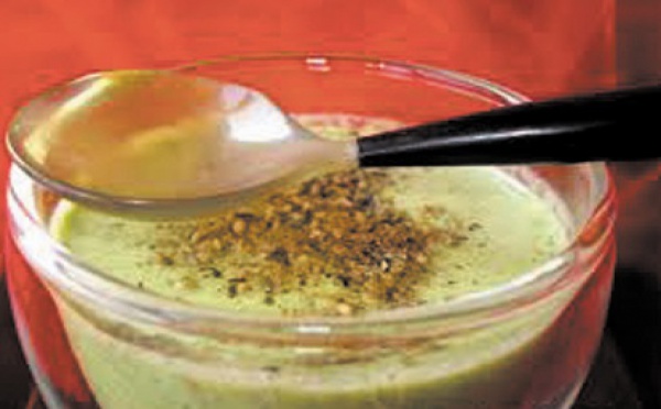 Recette : velouté courgette-roquette