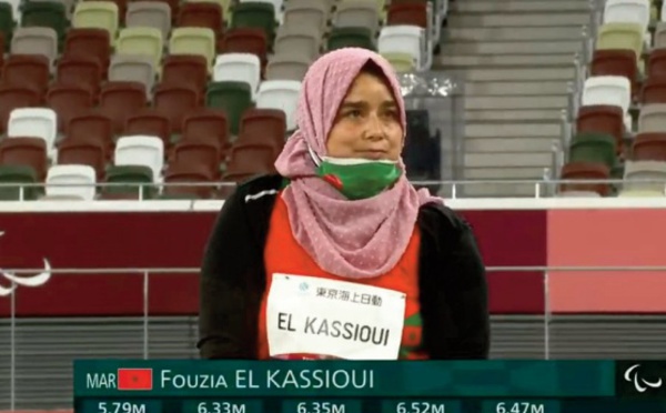 Jeux paralympiques: Fouzia El Kassioui s'adjuge l'argent au lancer du poids