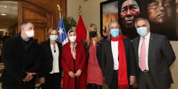 Exposition d'artistes marocains et latino-américains au Sénat chilien