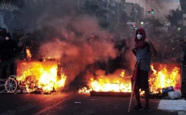 Affrontements entre manifestants et police en Grèce