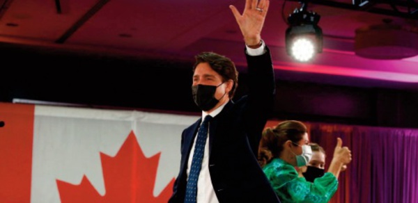 Au Canada, une demi-victoire pour Trudeau, réélu mais toujours minoritaire