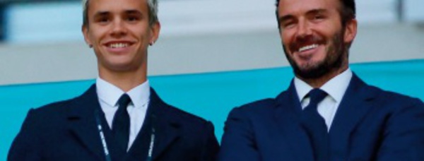 Romeo Beckham fait des débuts remarqués aux Etats-Unis