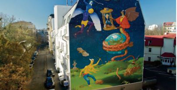 Les fresques monumentales de “Jidar ” se multiplient sur les murs de Rabat