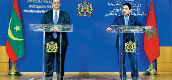 Entretien entre le Chef de la diplomatie marocaine et son homologue mauritanien