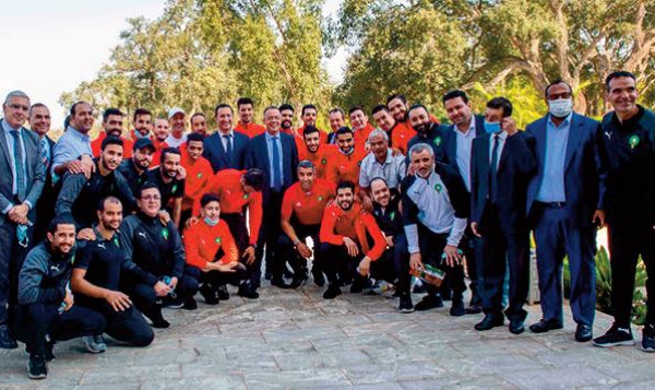 Réception en l'honneur de la sélection nationale de futsal