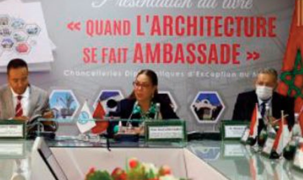 Le livre "Quand l'architecture se fait ambassade" présenté à Rabat