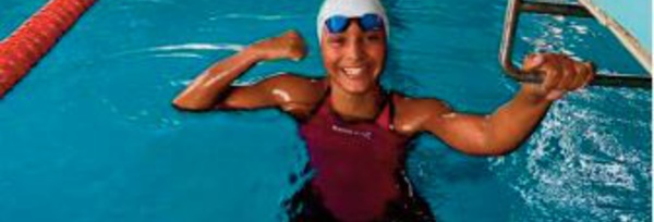Participation de Ghita El Mouatarif à la Coupe Comen de natation